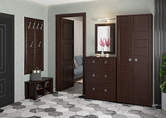 Шкаф Изабель ИЗ-64К орех темный