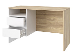 Стол Оскар ОС-24 блэквуд ячменный/белый структурный