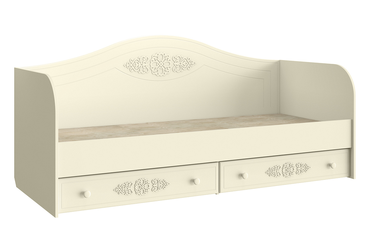 Кровать Ассоль плюс АС-10 (2000х800) ваниль
