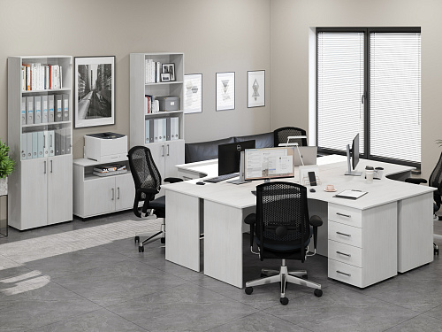 Стол эргономичный ОФ-10 северное дерево светлое