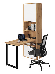 Стол рабочий Оптима ОП-20 дуб крафт золотой/меренга