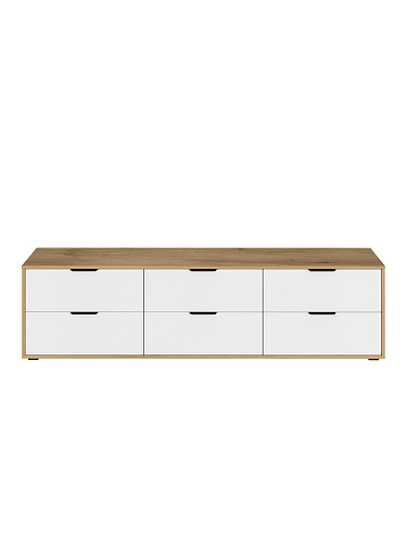 Тумба Оптима ОП-24 дуб крафт золотой/меренга