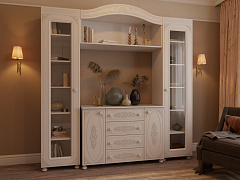 Тумба комбинированная Ассоль АС-19 белое дерево