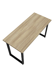 Стол С-600 блэквуд ячменный/каркас черный (1350х600)