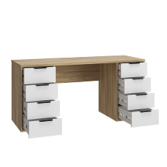 Стол С-403 блэквуд ячменный/меренга (1600х550)