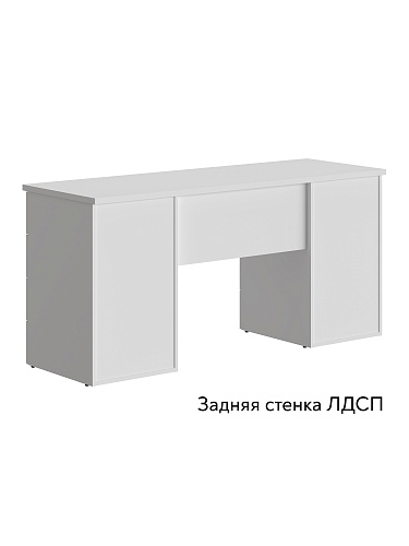 Стол Оливия ОЛ-34 (160х55) белый бриллиант/бланж