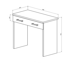 Стол туалетный Виктория ВИ-51 северное дерево светлое