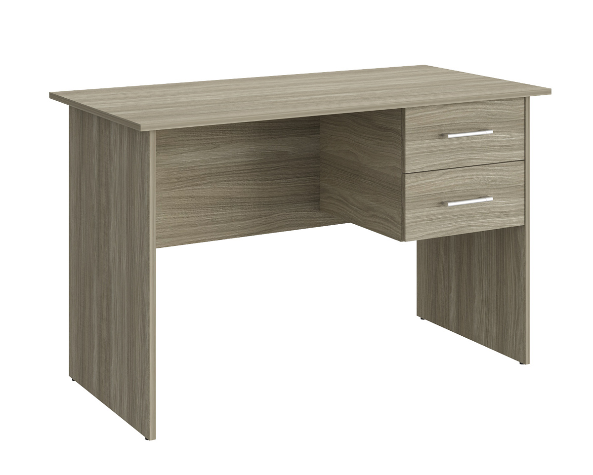 Комплект стол с тумбой  ОФ-112К+ОФ-21  блэквуд сатиновый