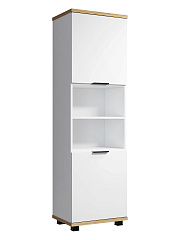 Стеллаж Скайлайт СЛ-4К блэквуд ячменный/белый/меренга