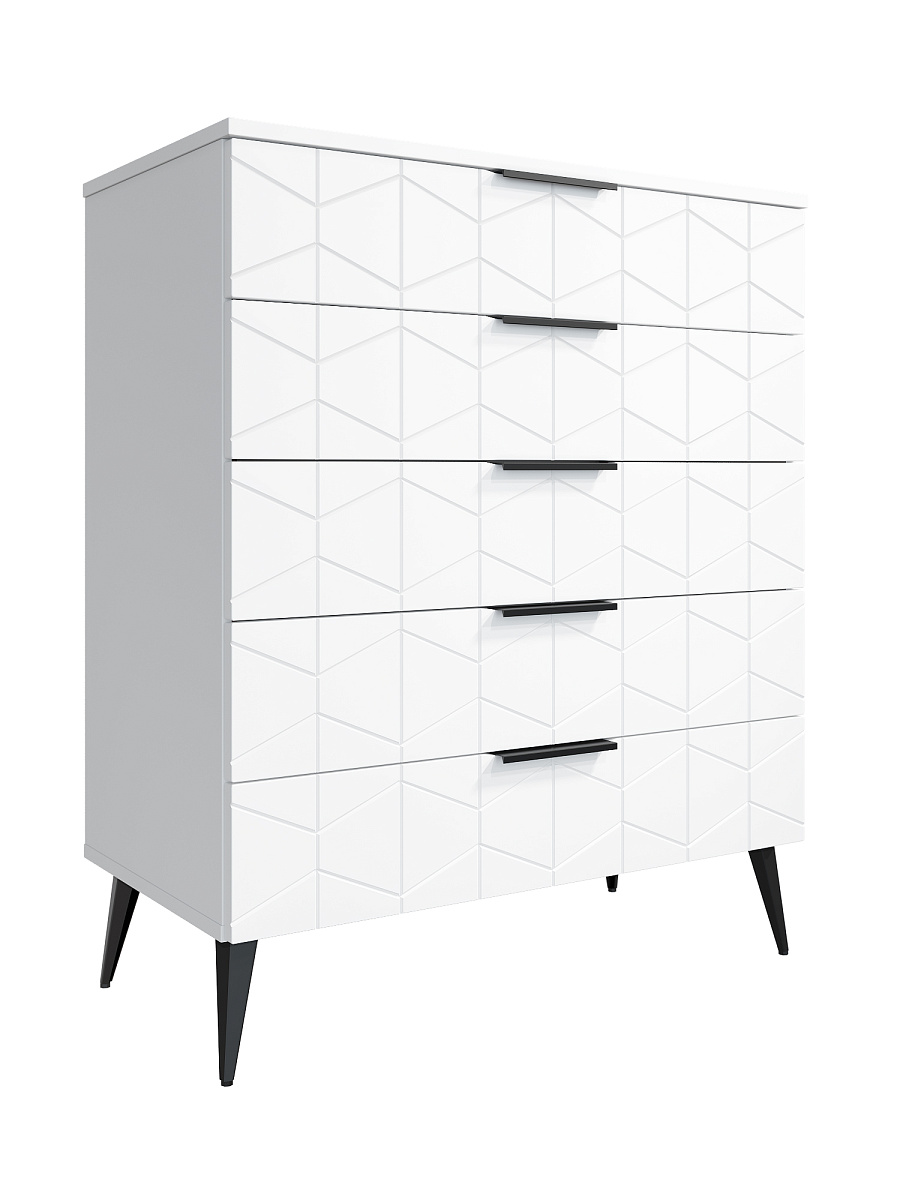 Комод Контемпо КТ-03 белый бриллиант/бланж