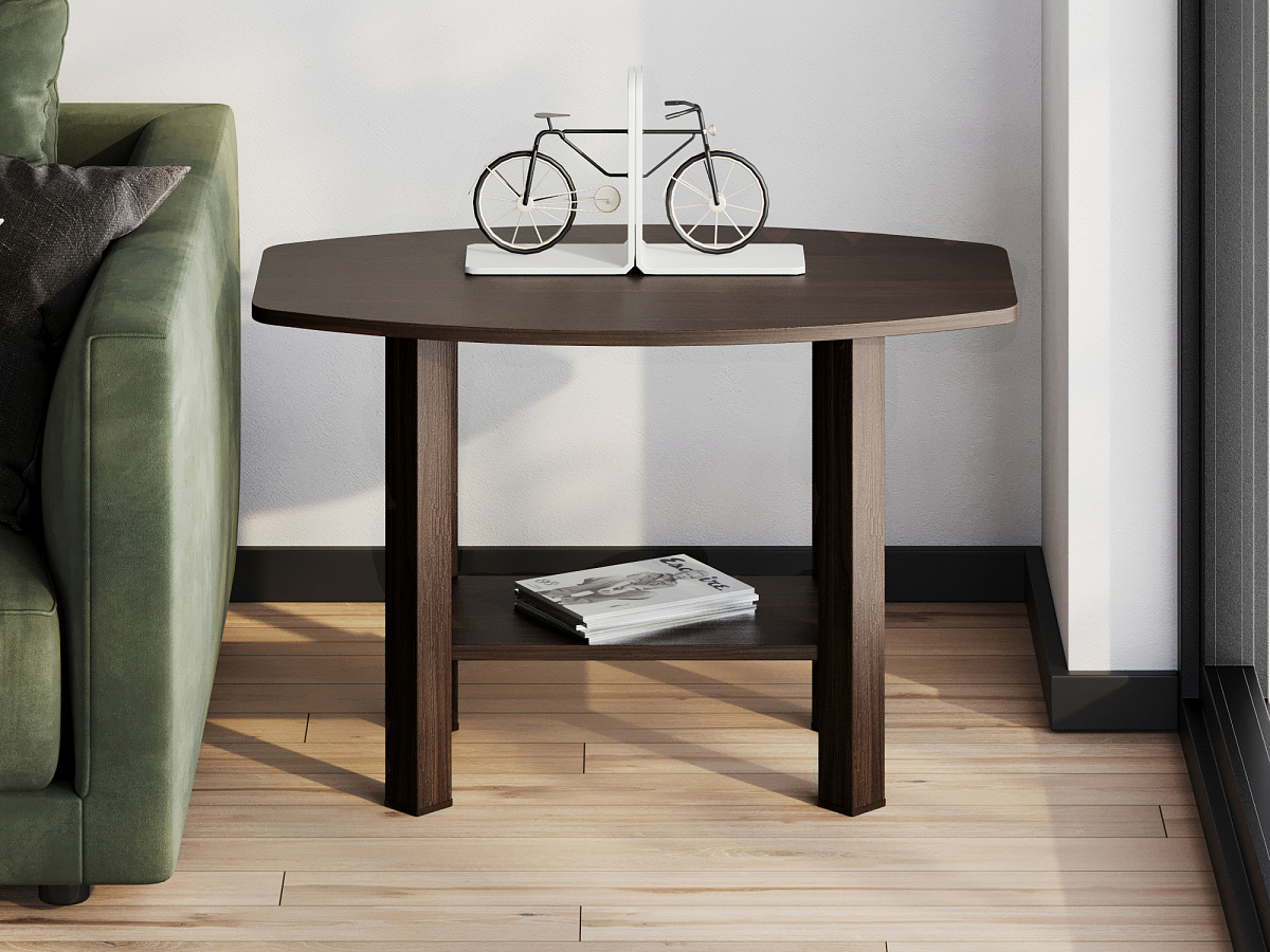Стол журнальный С-500 орех темный/венге аруба
