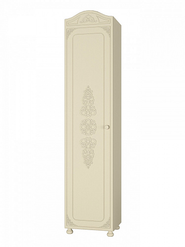 Шкаф Ассоль плюс АС-53К (левый с короной) ваниль