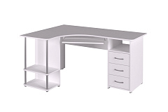 Стол компьютерный С-237 белый структурный