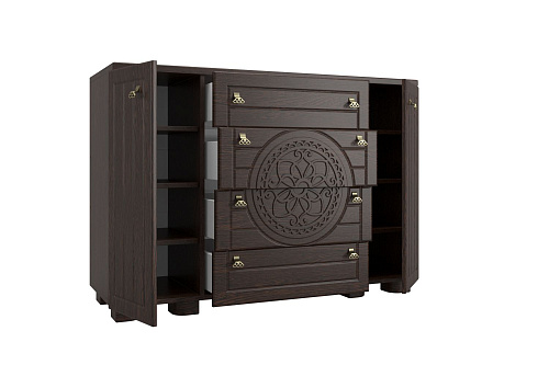 Комод «Монблан» МБ-36К венге/орех шоколадный