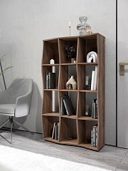 Стеллаж Контемпо КТ-02 дуб барокко янтарный