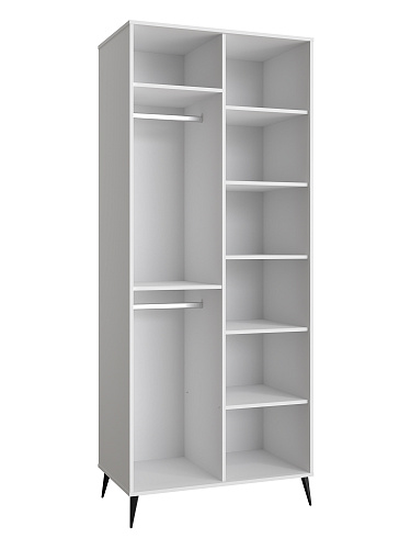 Шкаф для одежды Астрид АР-01 белый бриллиант/бланж