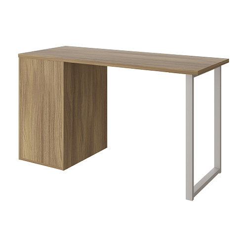 Стол С-412 блэквуд ячменный/меренга (1350х550 белая опора)