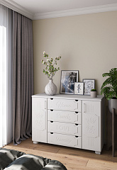 Комод ДримСтар ДС-17 белое дерево