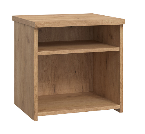 Тумба прикроватная открытая Виктория ВИ-15 дуб крафт золотой