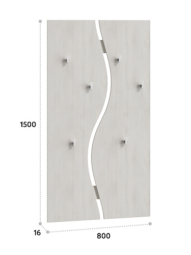 Вешалка Агата АТ-6 северное дерево светлое