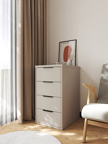 Тумба К-52 глиняный серый/риолит