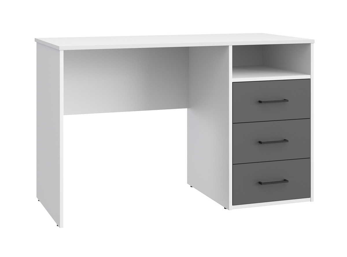 Стол Оскар ОС-20 белый структурный/графит