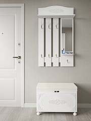 Вешалка Ассоль АС-76 белое дерево