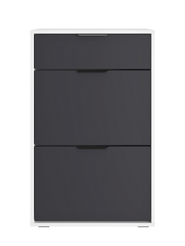 Тумба Оптима ОП-09 белый структурный/графит