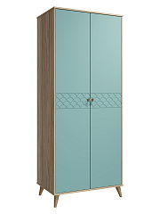 Комплект мебели для гостиной Велламо ВО-103 блэквуд ячменный/бирюза