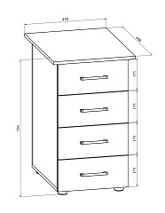 Тумба ОФ-20 северное дерево светлое