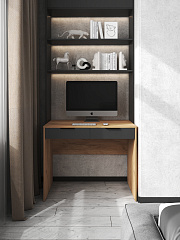 Стол Оптима ОП-19 дуб крафт золотой/графит