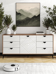 Комод Астрид АР-03 дуб крафт табачный/бланж