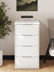 Тумба К-53 белый структурный/меренга