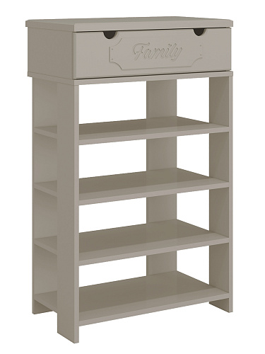 Тумба для обуви ДримСтар ДС-21 (600) глиняный серый/риолит