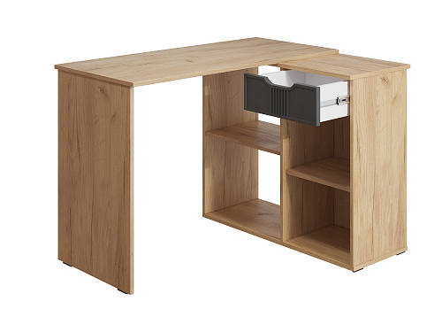 Стол угловой Эмилия ЭЛ-46 дуб крафт золотой/графит