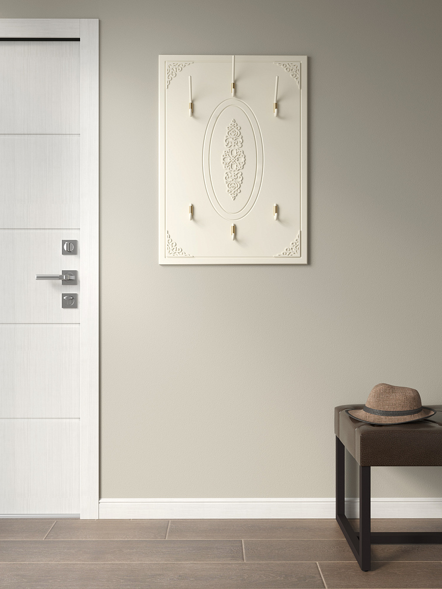 Вешалка Ассоль плюс АС-71 ваниль