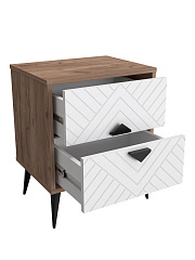 Тумба прикроватная Астрид АР-04 дуб крафт табачный/бланж