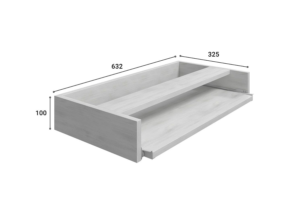 Полка под клавиатуру ОФ-50 северное дерево светлое