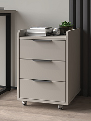 Тумба мобильная К-56 глиняный серый/риолит