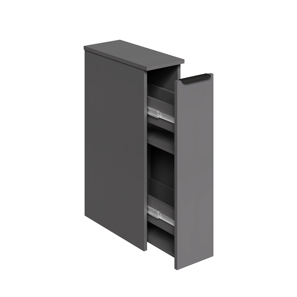 Тумба К-40 серый графит