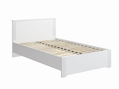 Кровать Эмилия ЭЛ-28 (120х200) белый структурный/меренга