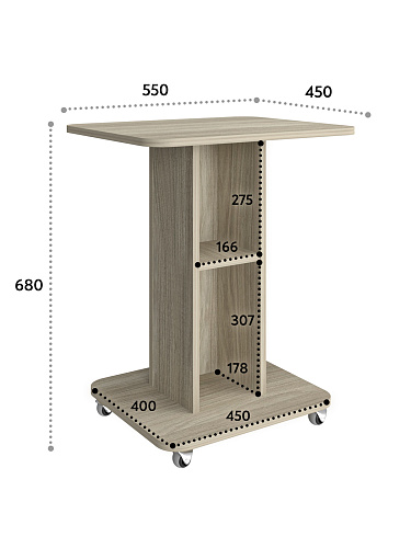 Тумба комбинированная К-31 блэквуд сатиновый