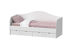 Кровать ДримСтар ДС-51 (800х2000) белое дерево