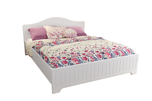 Кровать «Монблан» МБ-603К (2000х1600) белое дерево