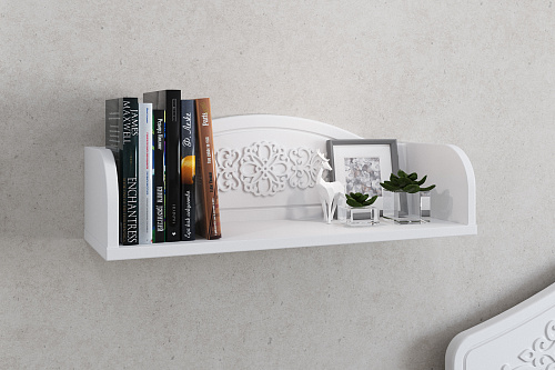 Полка Ассоль АС-48 белое дерево