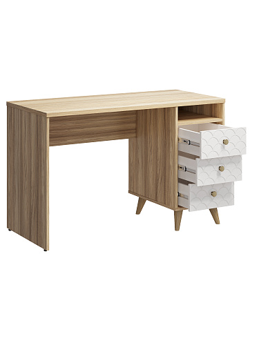 Стол Велламо ВО-17 блэквуд ячменный/бланж (правый)