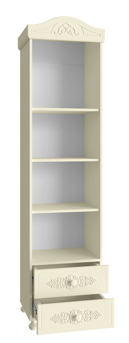 Шкаф-пенал с зеркалом Ассоль плюс АС-1 ваниль