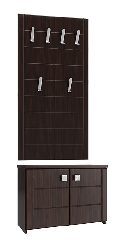 Комплект мебели для прихожей Изабель ИЗ-009 орех темный