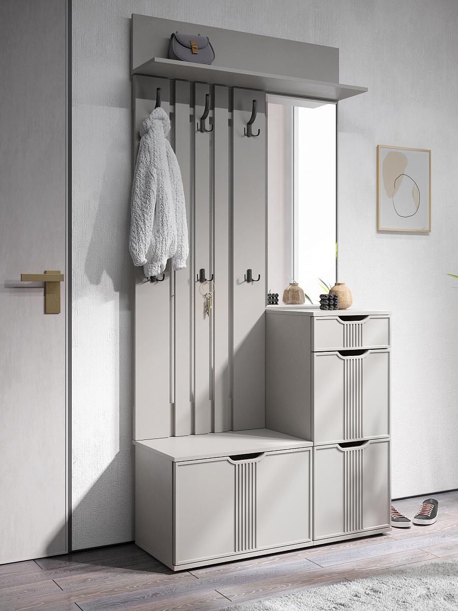 Тумба Эмилия ЭЛ-3 кашемир/шарли керамика