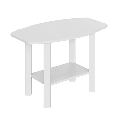 Стол журнальный С-500 белый структурный/белый